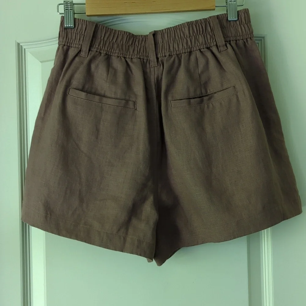 NWT - Madewell Neale Shorts In 100% Linen - Size 2 - Picture 4 of 5